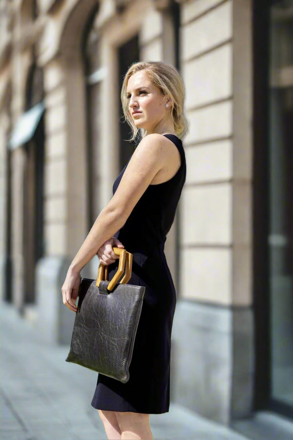 The Lady Laptop Bag - Vintage Black