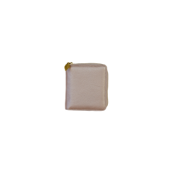 Compact and Elegant – Small Zip Around Wallet - Rose Gold