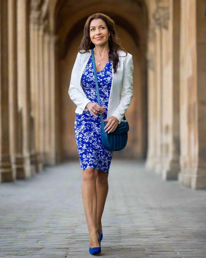 The Clarissa - Peacock Blue