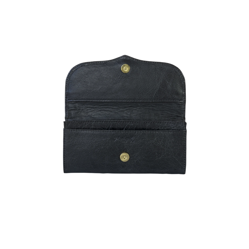 MeghanK Continental Wallet - Vintage Black