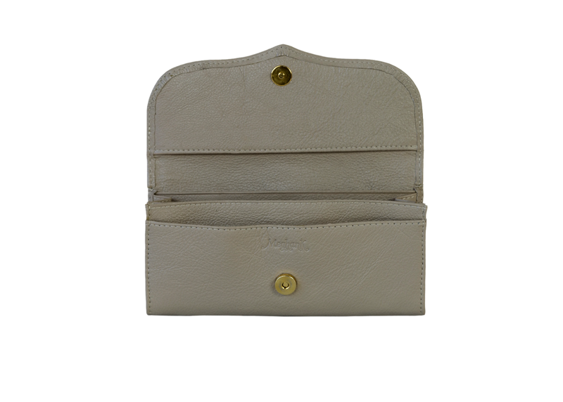 MeghanK Continental Wallet - Pebble