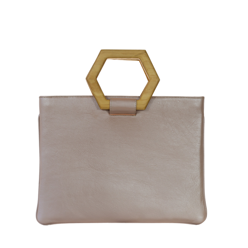 The Lady Laptop Bag - Rose Gold
