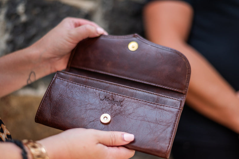 MeghanK Continental Wallet - Espresso