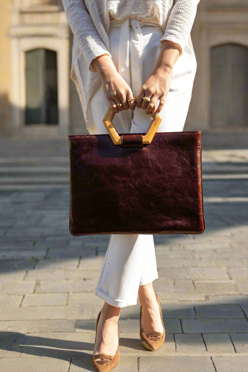 The Lady Laptop Bag - Espresso